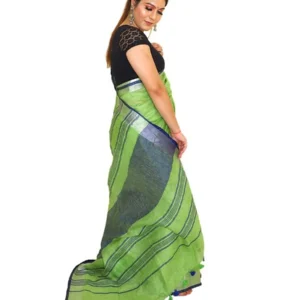Pure Linen Handloom Saree